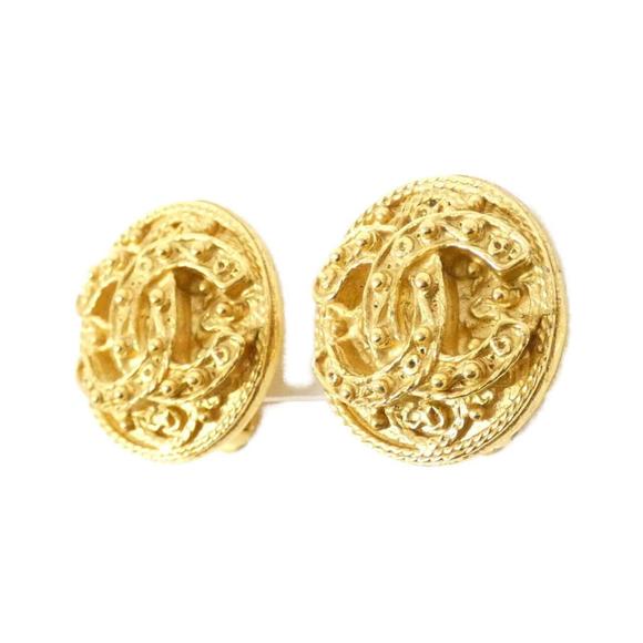 CHANEL Authentic Gold Earrings - Picture 2 of 4